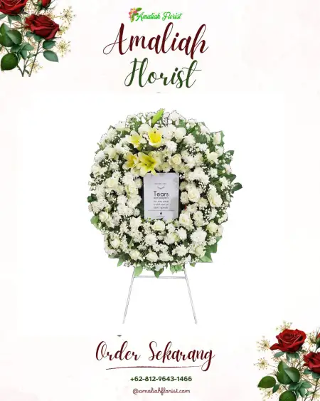 Krans Bunga Duka Cidokom